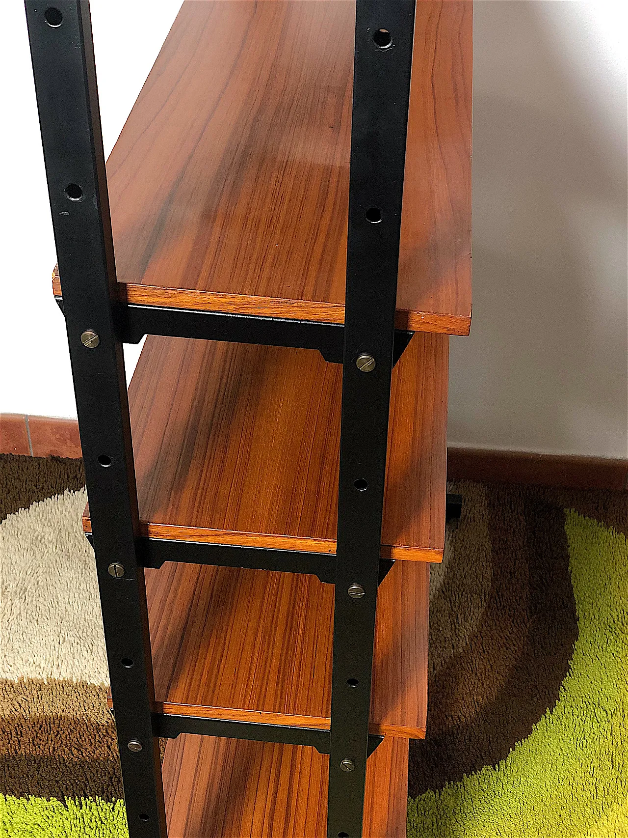 Cabinet bookcase with 5 shelves, 60s 6