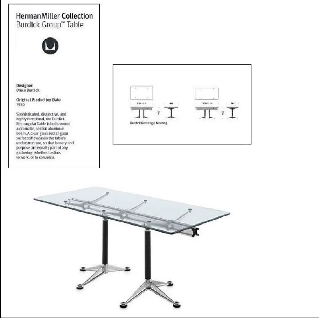 Bruce Burdick's desk for Herman Miller, 1980s 11