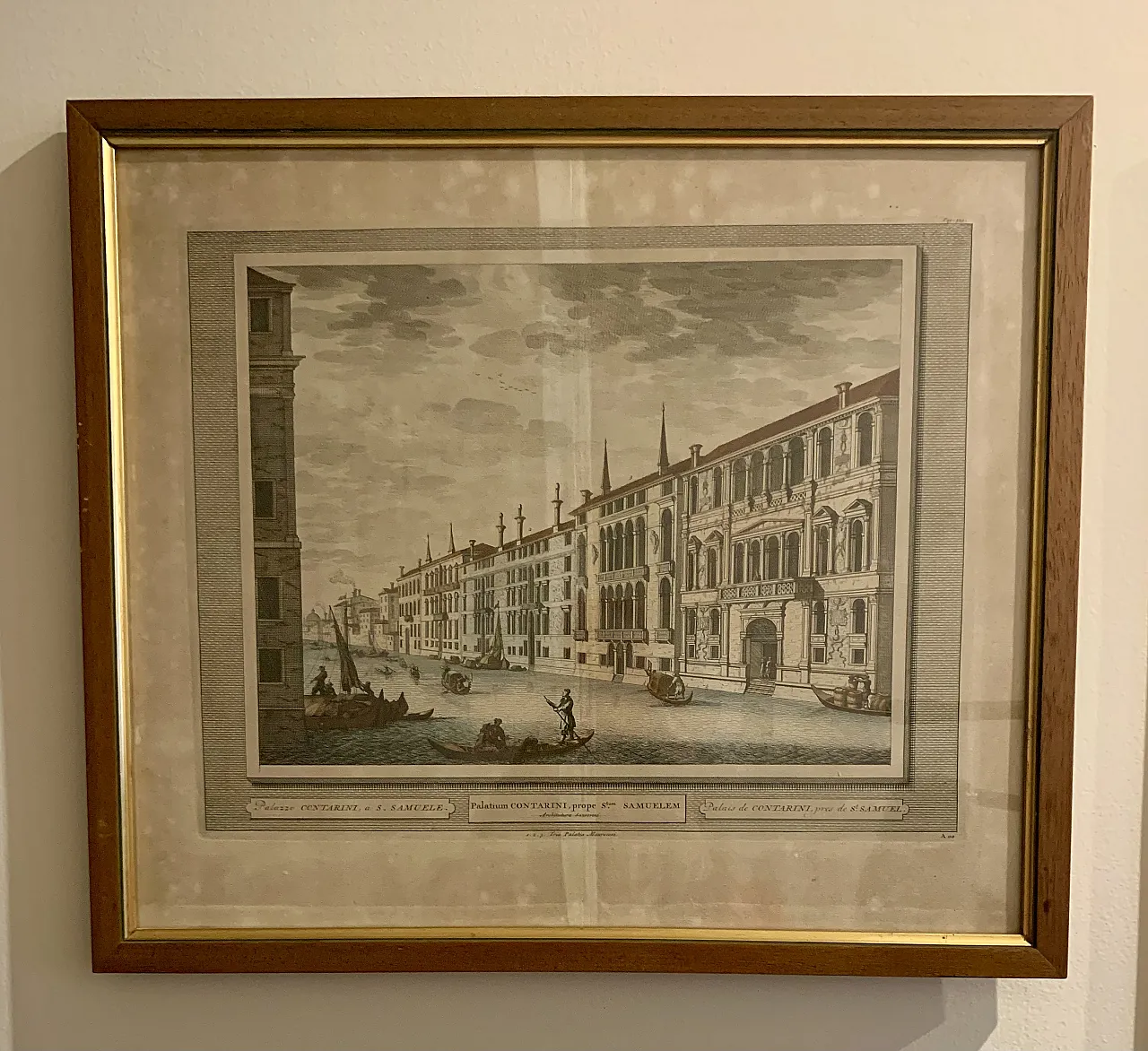 Palazzo Contarini etching and burin, 18th century 6