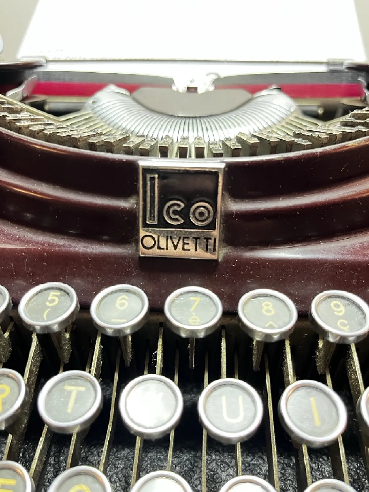 Macchina da scrivere perfettamente funzionante Olivetti ICO, anno 1936 5