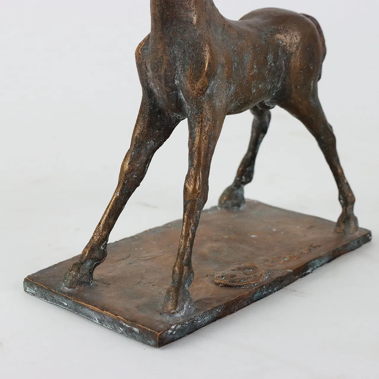 Cavallo in bronzo di Eros Pellini, fine '900 4