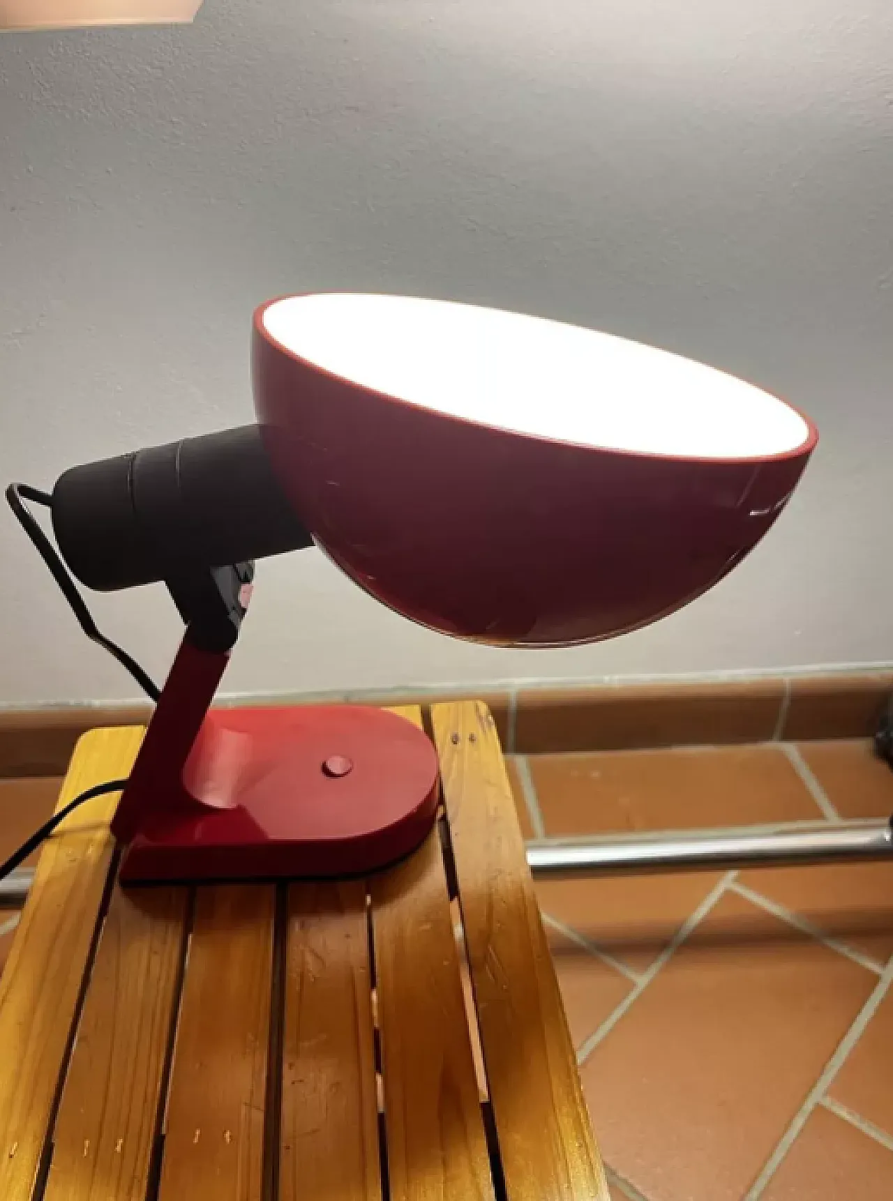 Lampada da tavolo Praxi di Bruno Gecchelin per Guzzini, anni '80 4