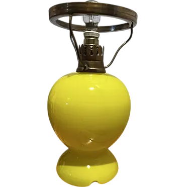 Murano glass lamp base by Seguso, 1950s