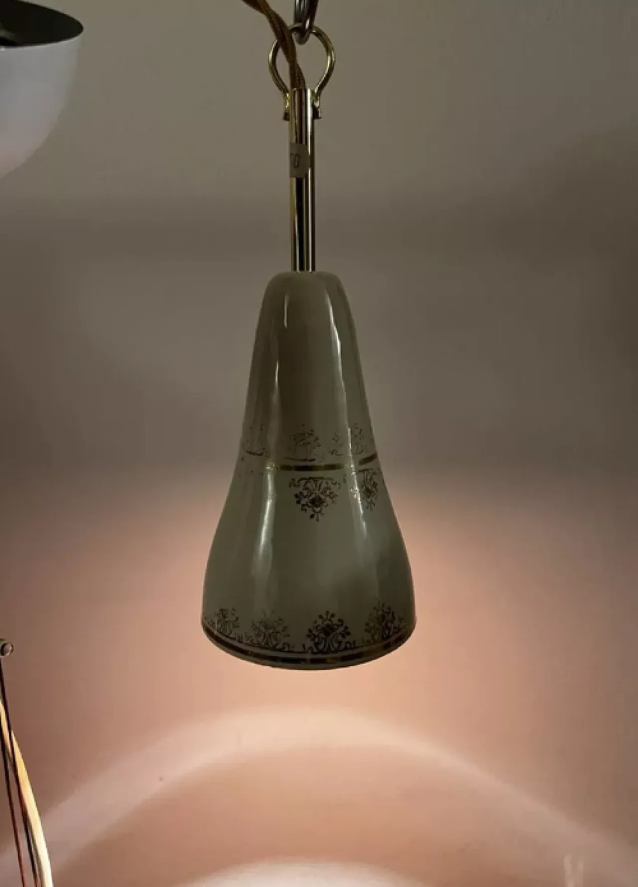 Ceramic pendant lamp, 1960s 11