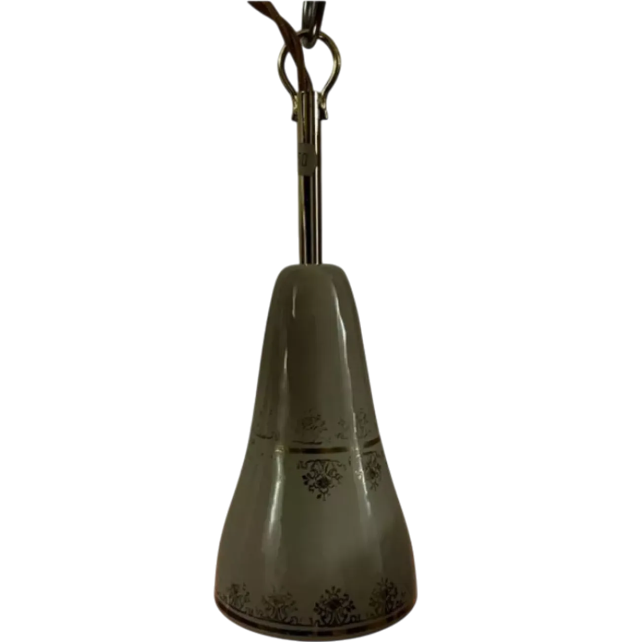 Ceramic pendant lamp, 1960s 12