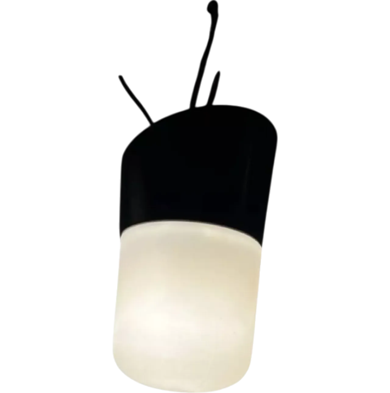 Lampada da parete 'Pilule' di Orion Leuchten, anni '60 9