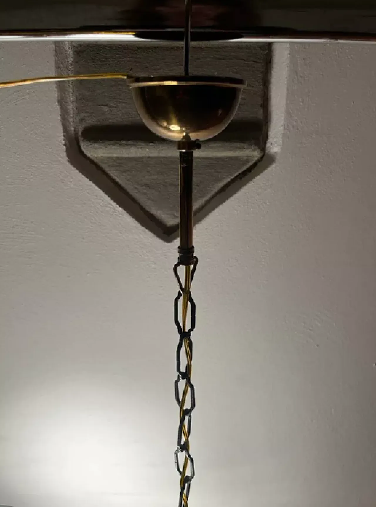 Lampada a sospensione in stile Pietro Chiesa, anni '50 2