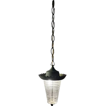 Pietro Chiesa style pendant lamp, 1950s