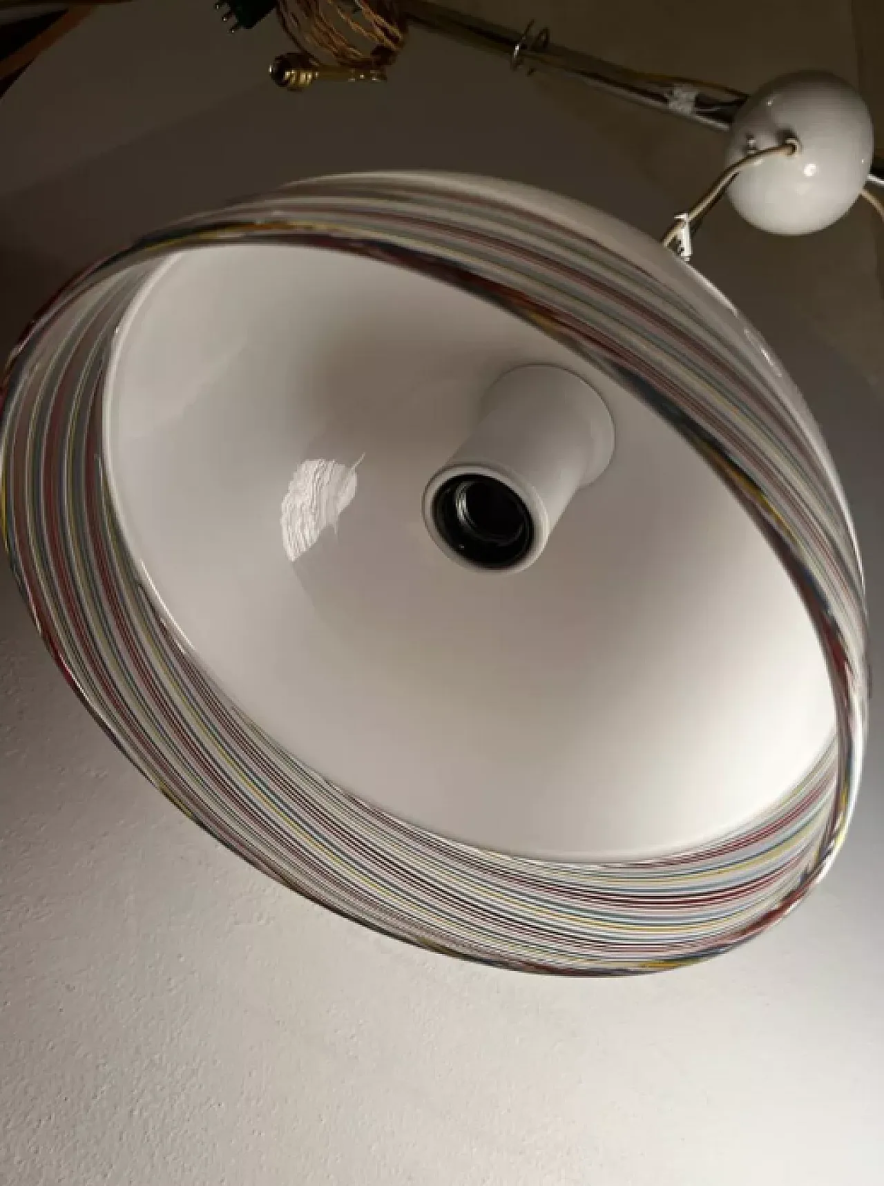 Lampadario in vetro di Murano di Effectre International, anni '70 7