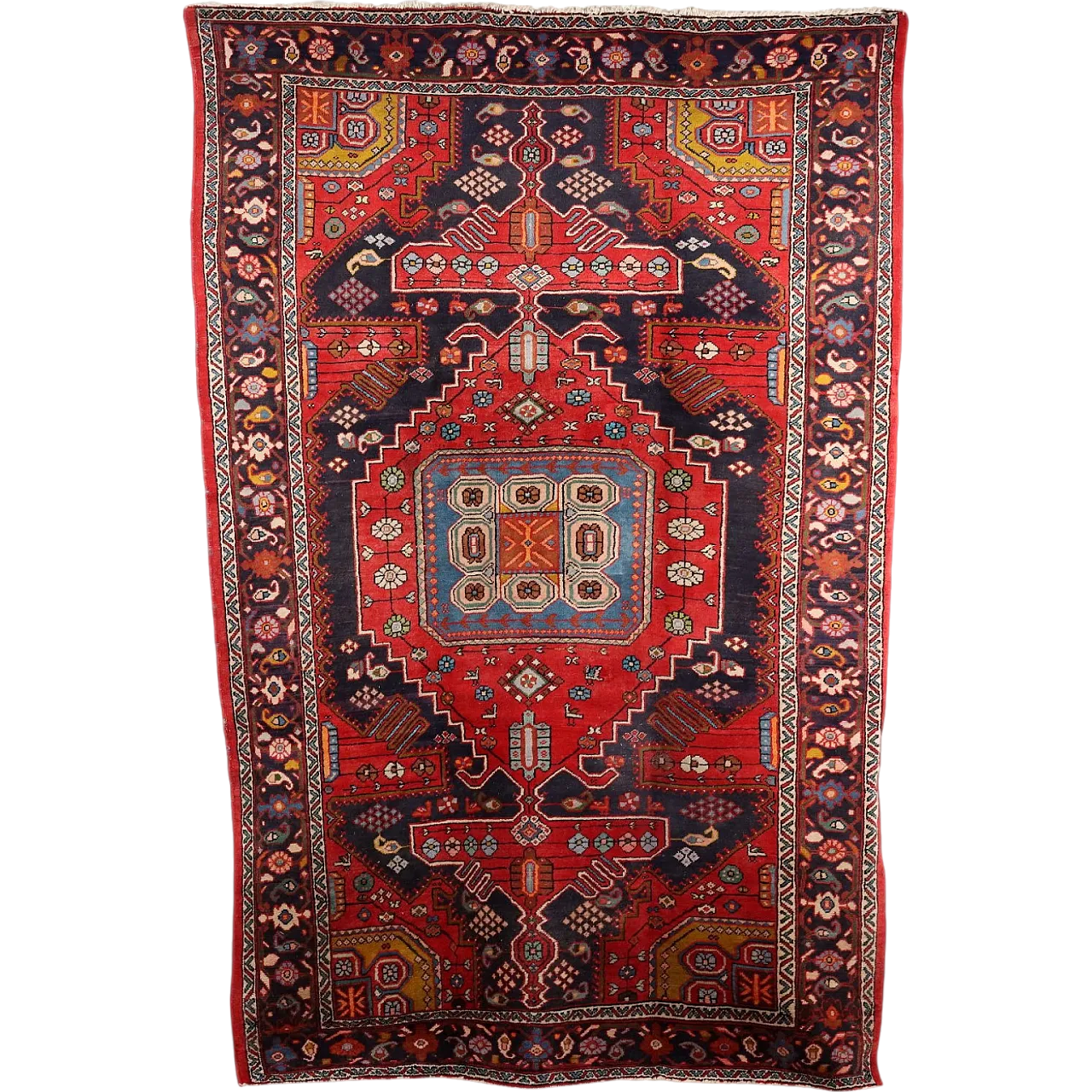 Cotton and wool Mosul carpet with heavy knot, late 20th century 8