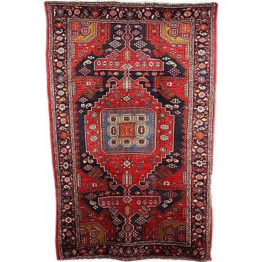 Cotton and wool Mosul carpet with heavy knot, late 20th century