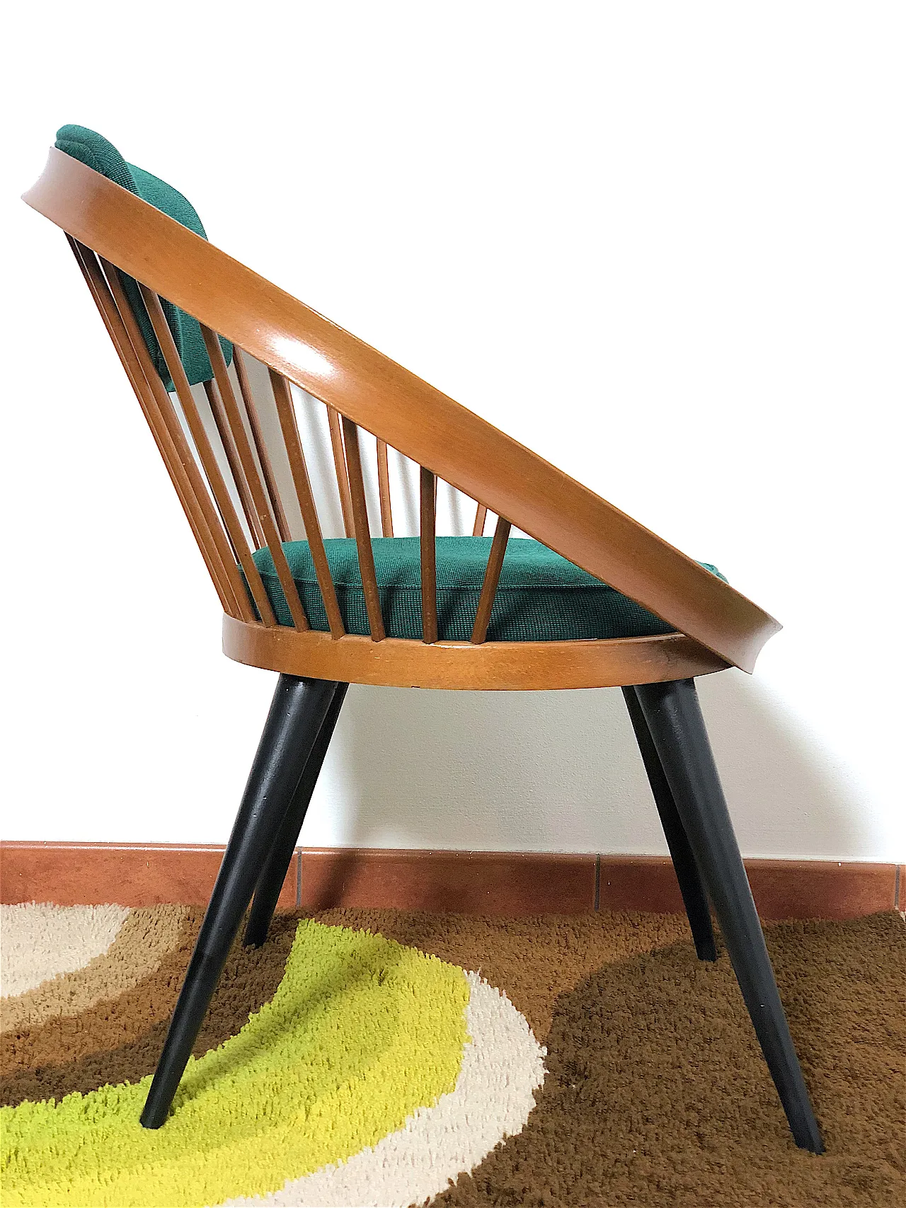 Poltrona Circle Chair By Yndve Ekstrom, Svezia, anni '50 6