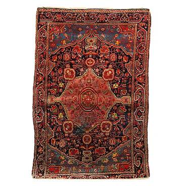 Saruk cotton and wool rug with fine knot, late 20th century