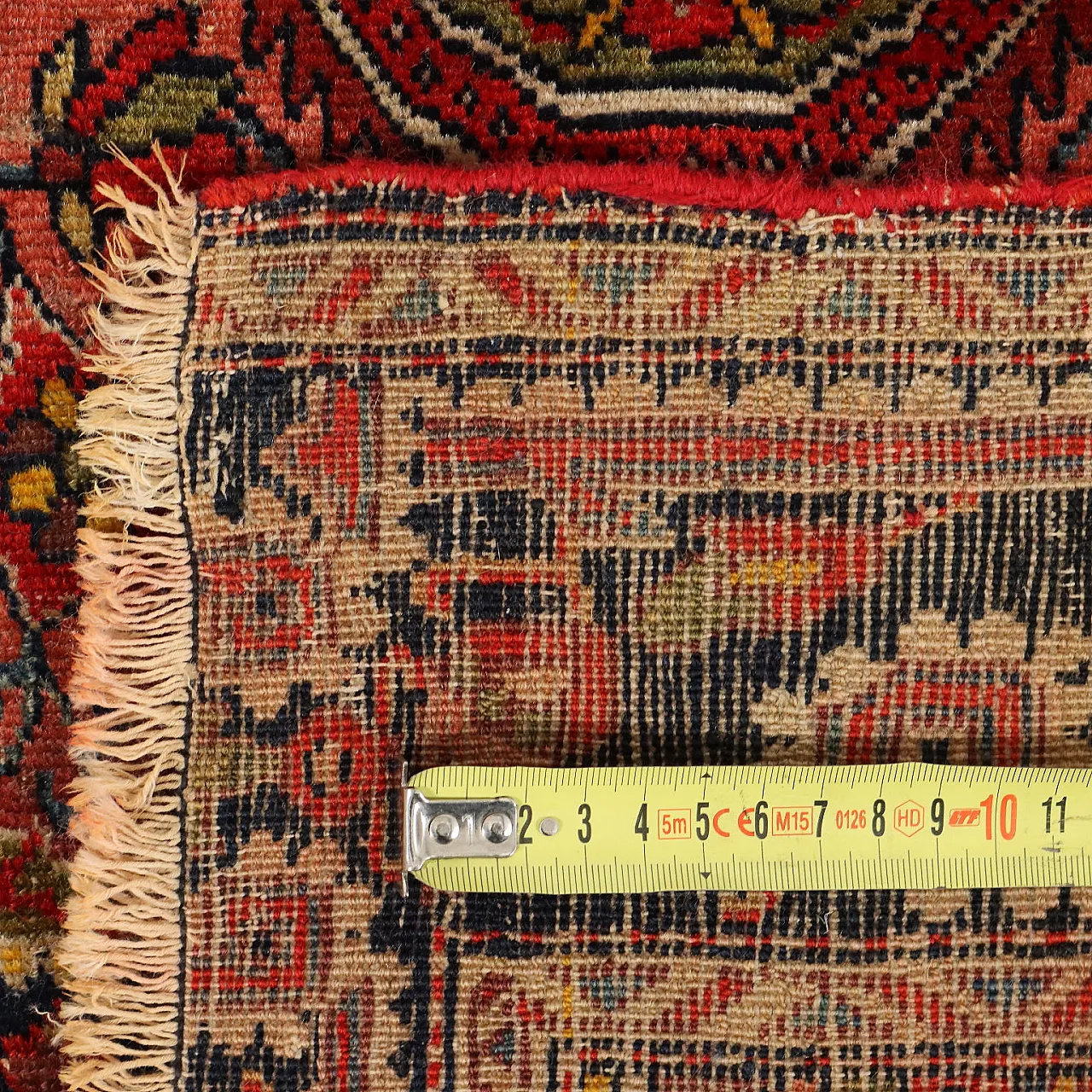 Saruk cotton and wool rug with fine knot, late 20th century 6