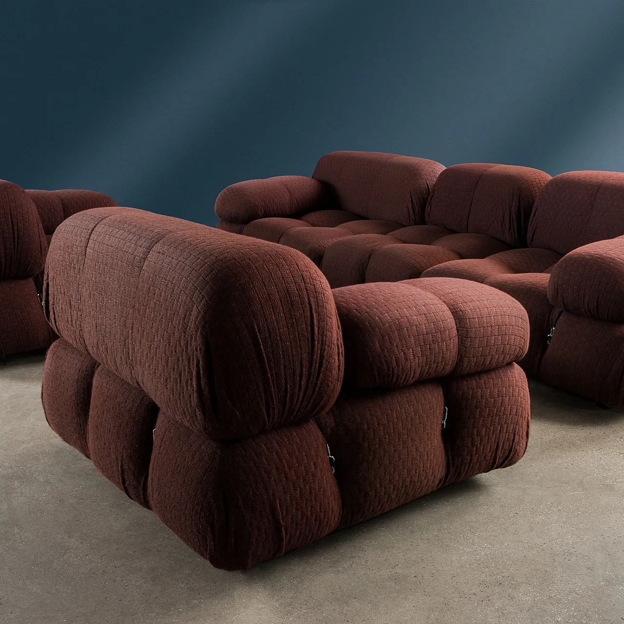 5 Camaleonda modular armchairs by Mario Bellini for B&B, 1970s 2