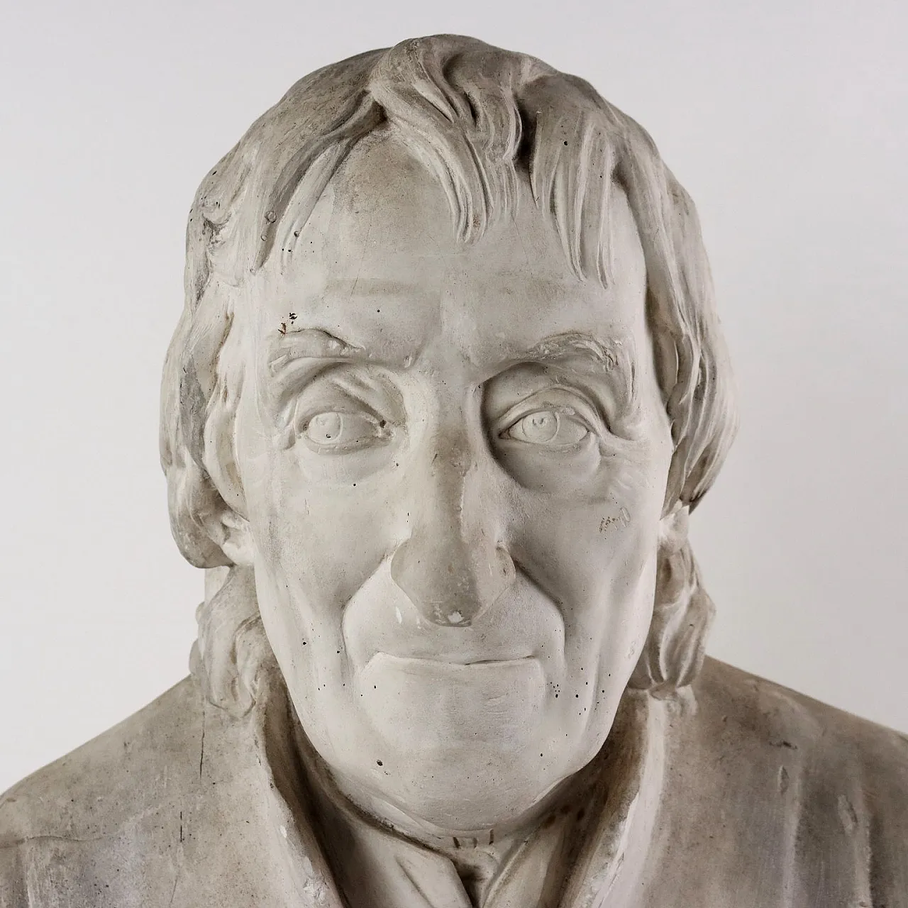 Plaster male bust, late 20th century 3