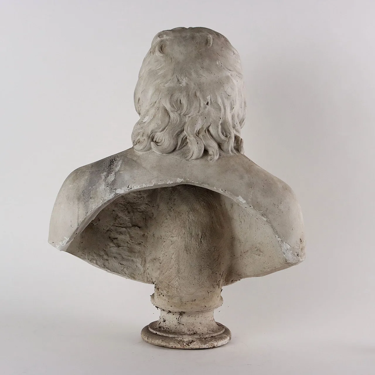 Plaster male bust, late 20th century 8