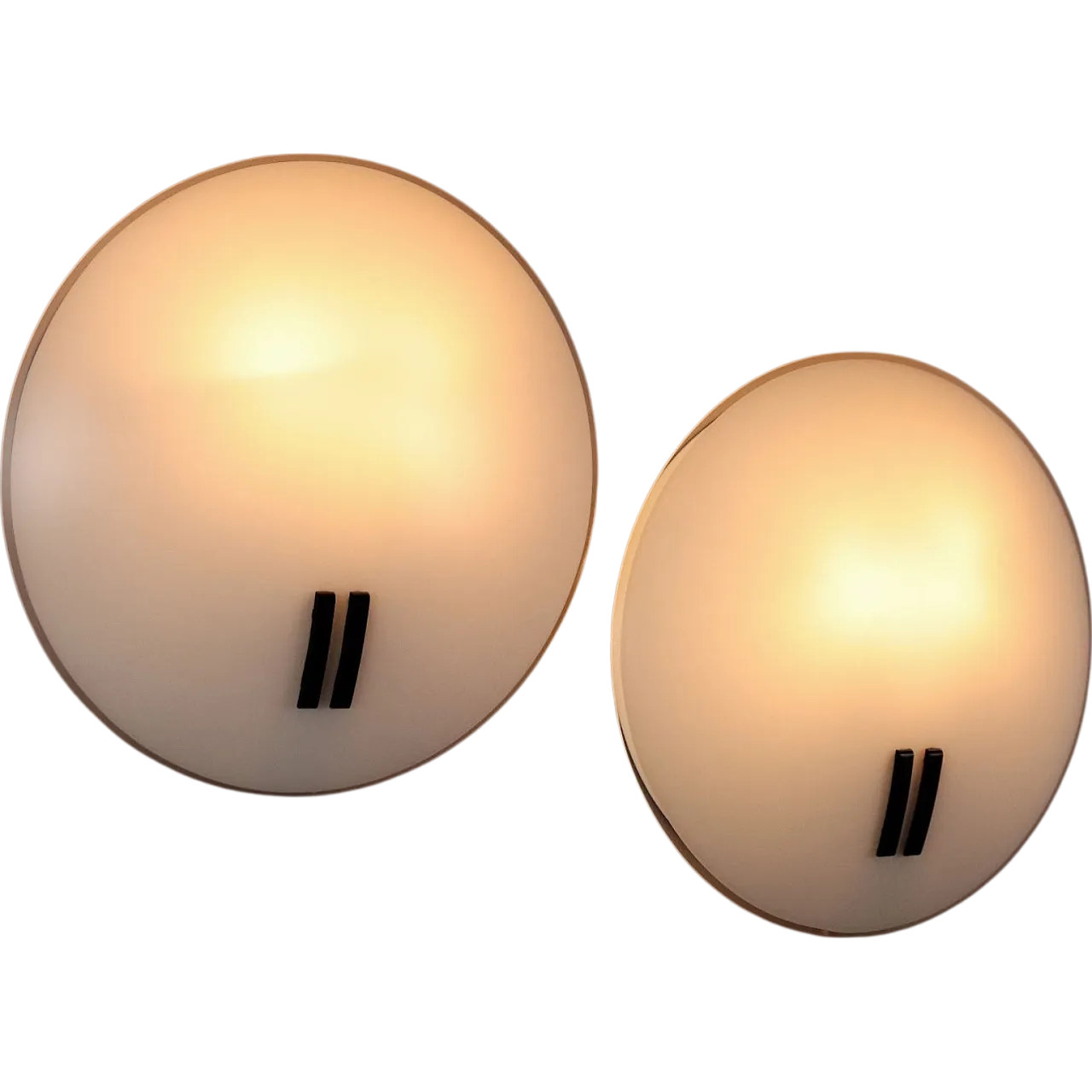 Pair of Perla lamps by Bruno Gecchelin for O-luce, 1980s 10