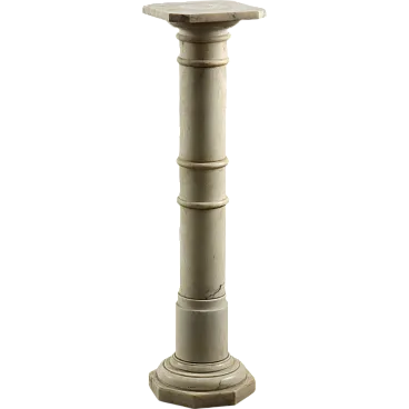 White marble column, 20th century