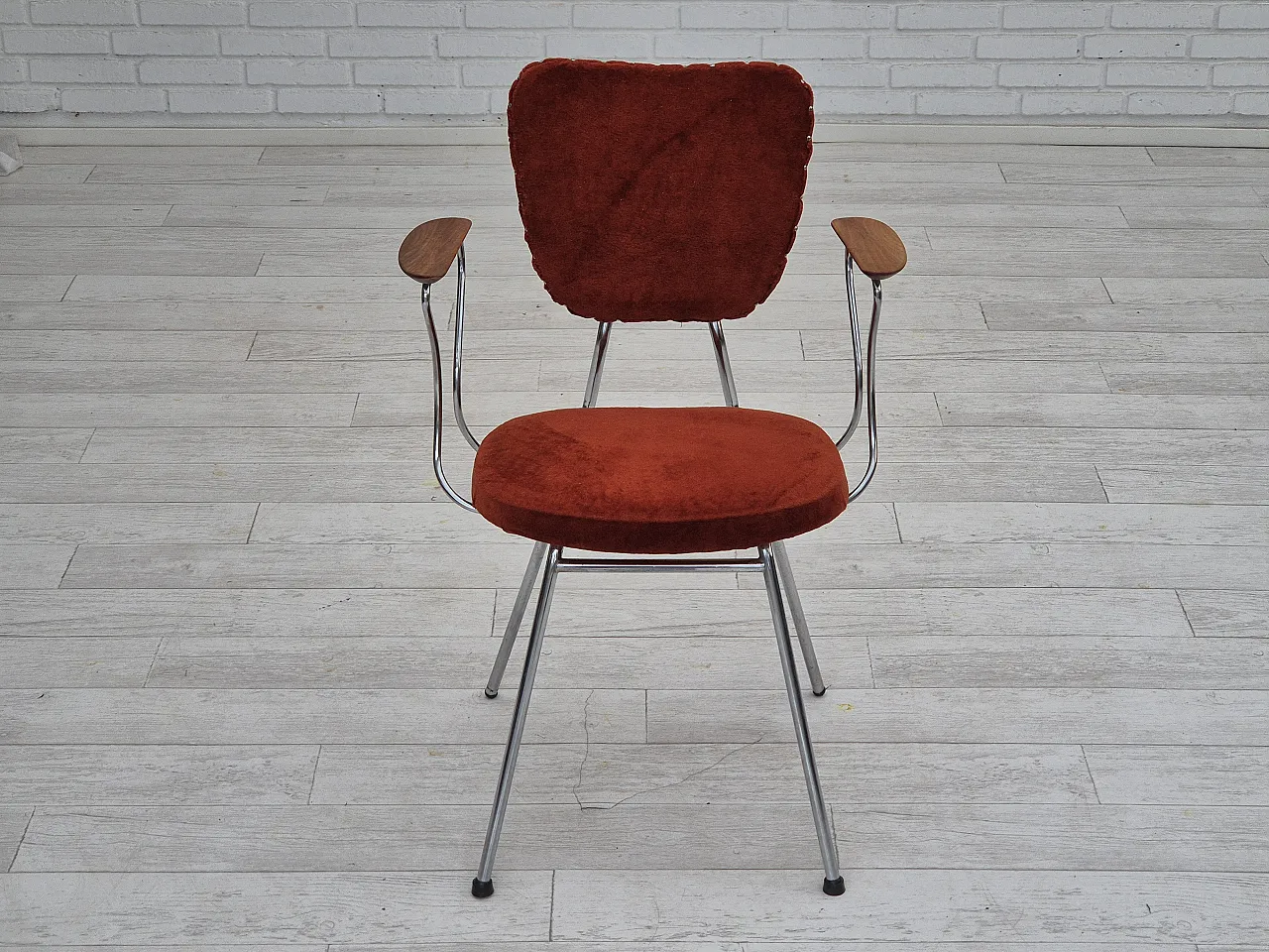 Danish teak armchair with armrests, 1960s 3