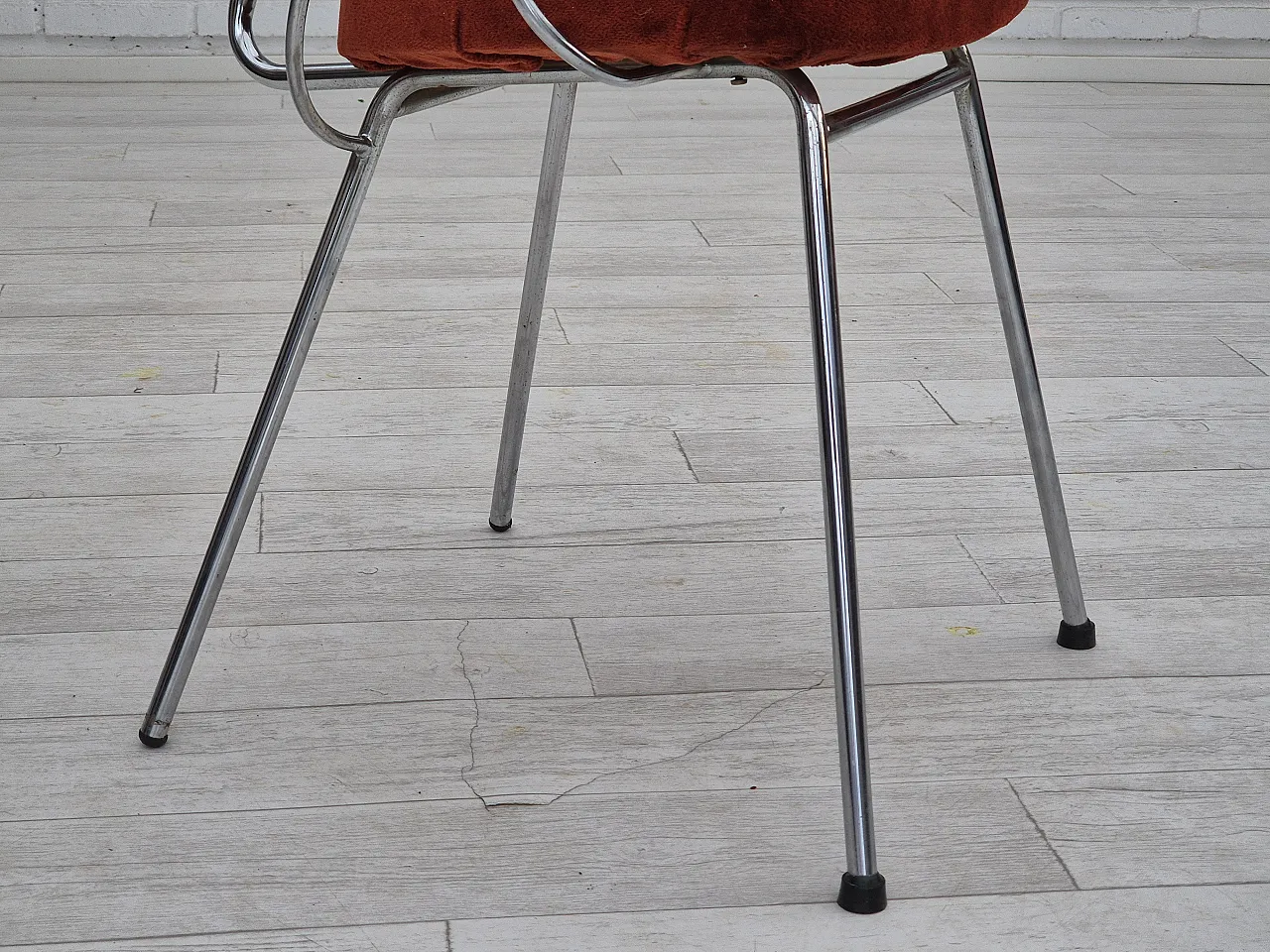 Danish teak armchair with armrests, 1960s 8