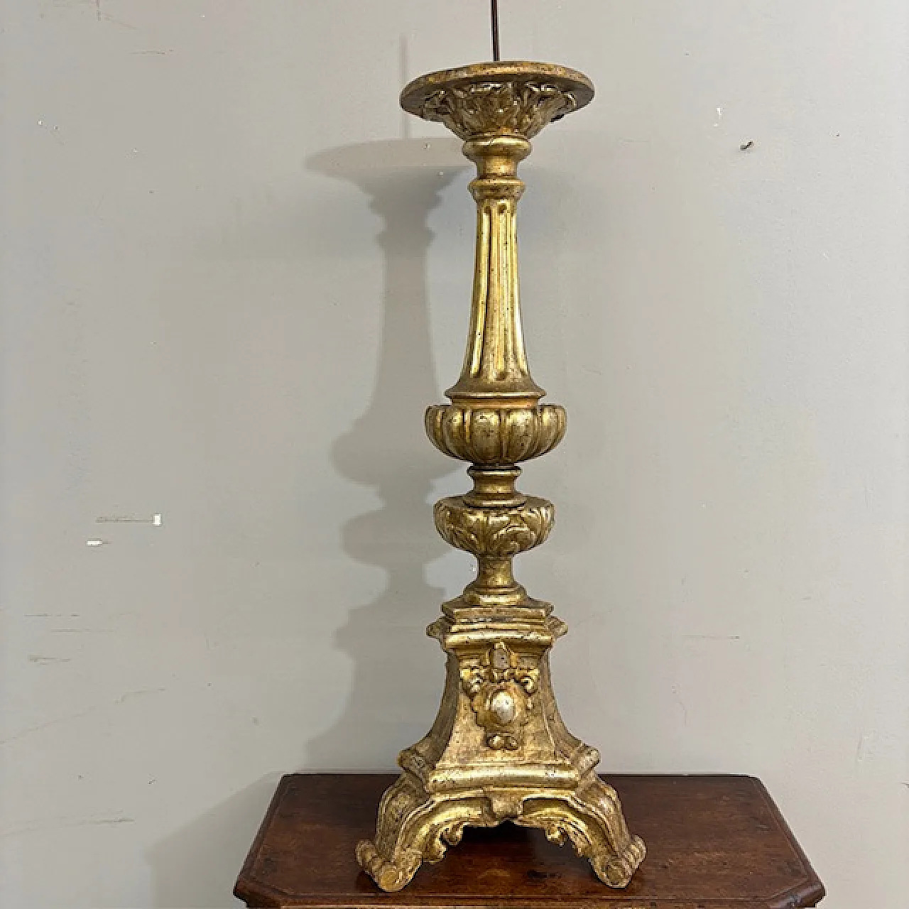 Candelabra  Mecca gilded candle holder Louis XVI, 1770 1