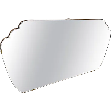 Horizontal wall mirror by Gio Ponti, 1950s