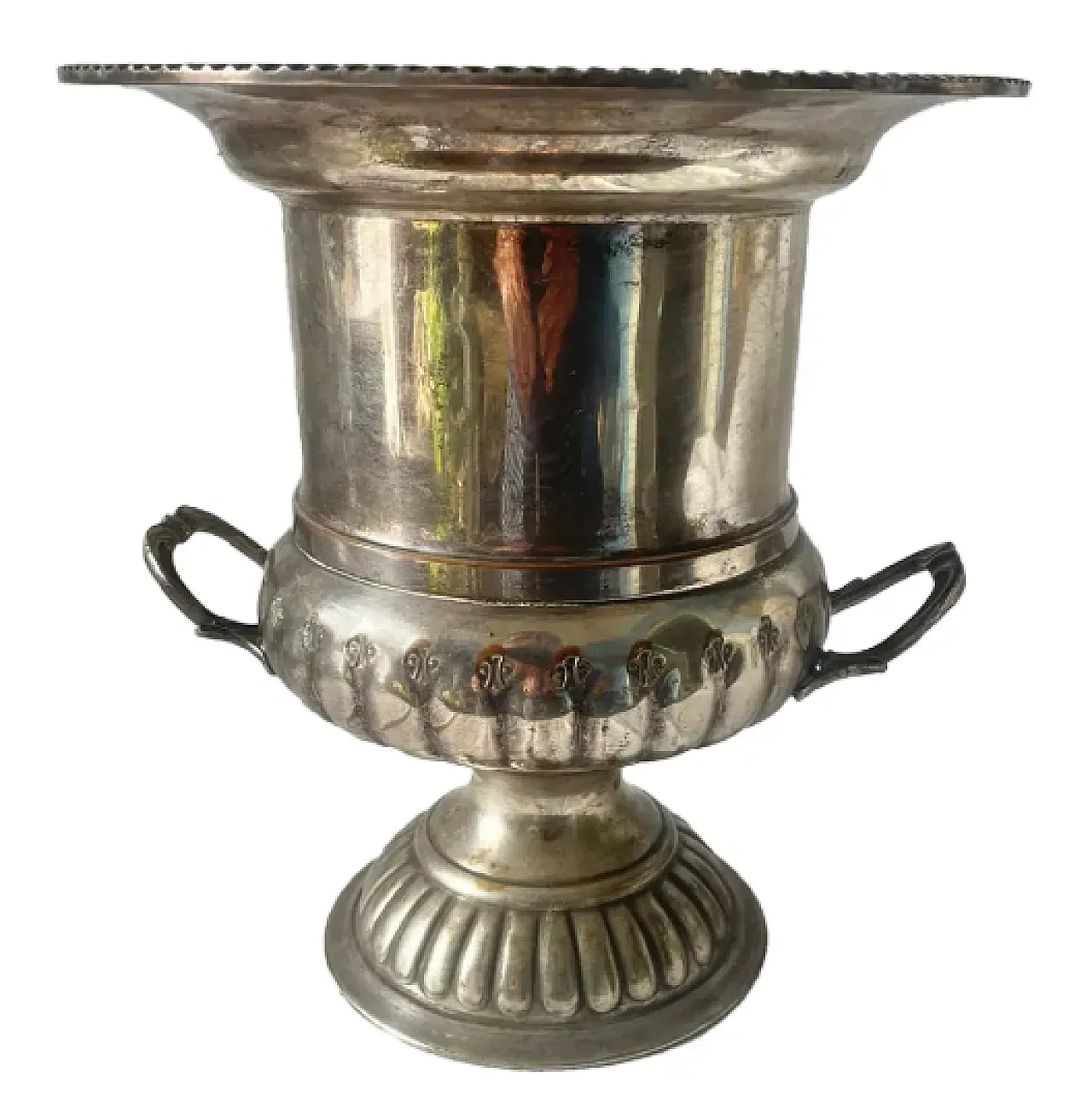 Silver bucket with side handles, 19th century 1