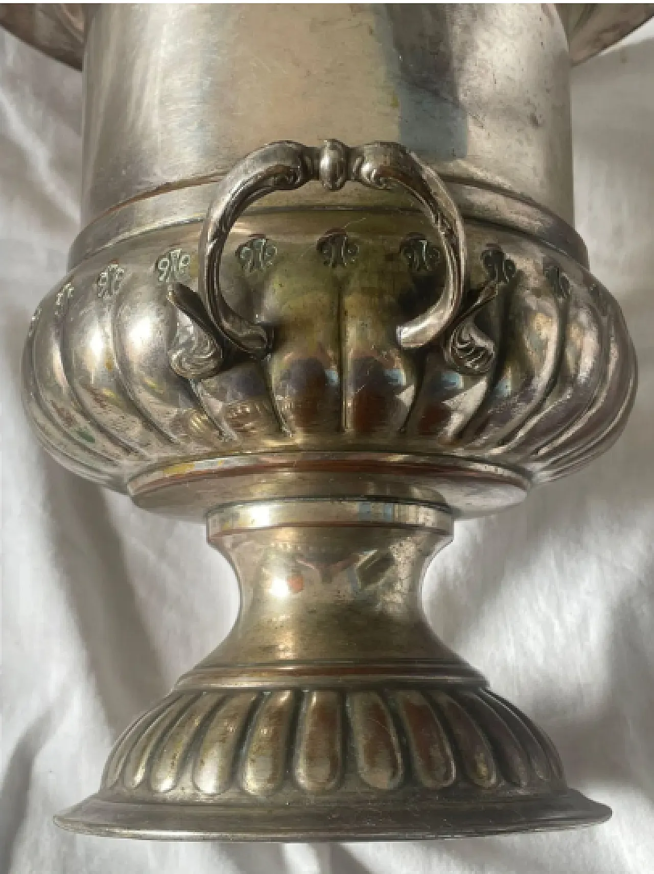 Silver bucket with side handles, 19th century 5