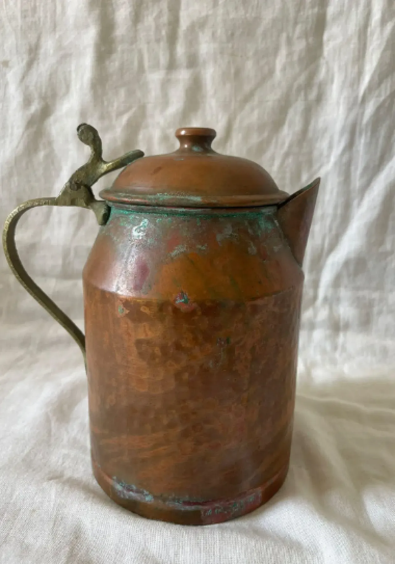 Hammered copper jug, early 20th century 2