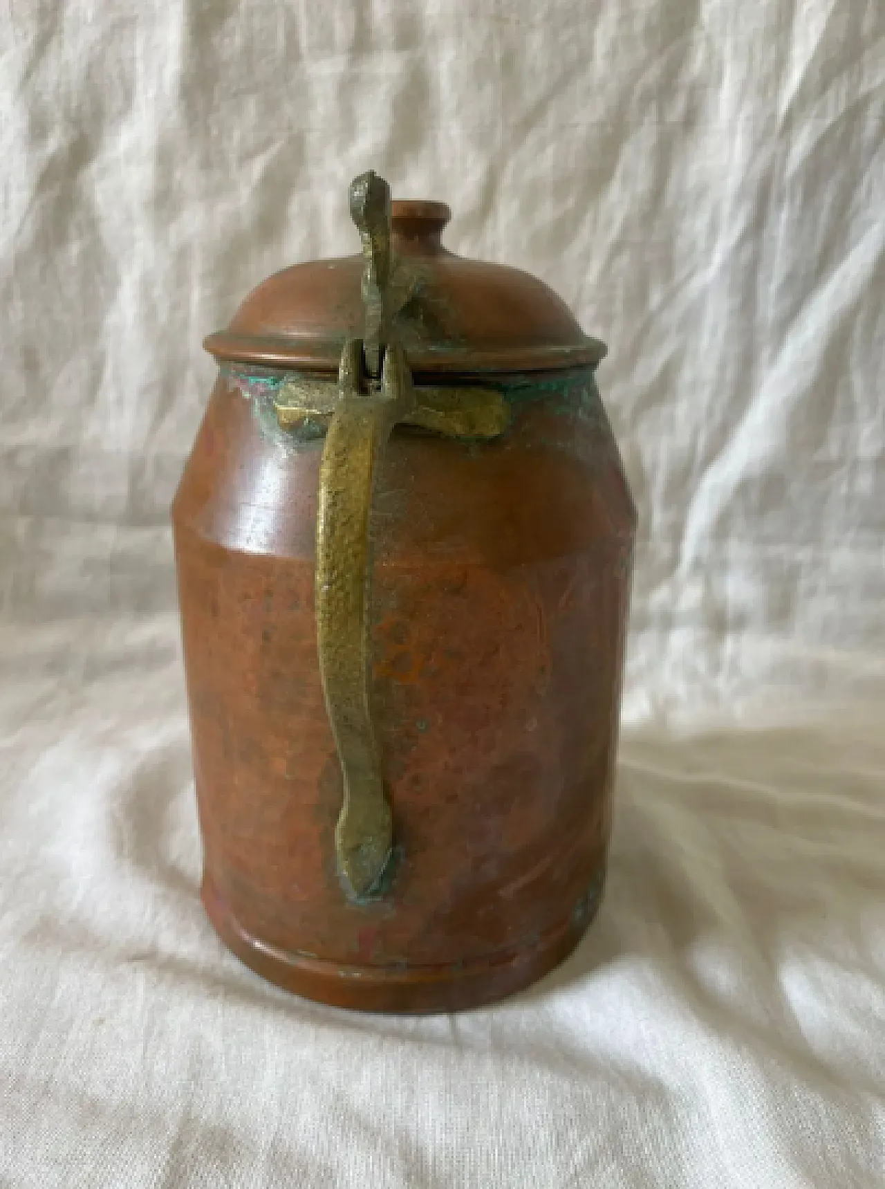 Hammered copper jug, early 20th century 3