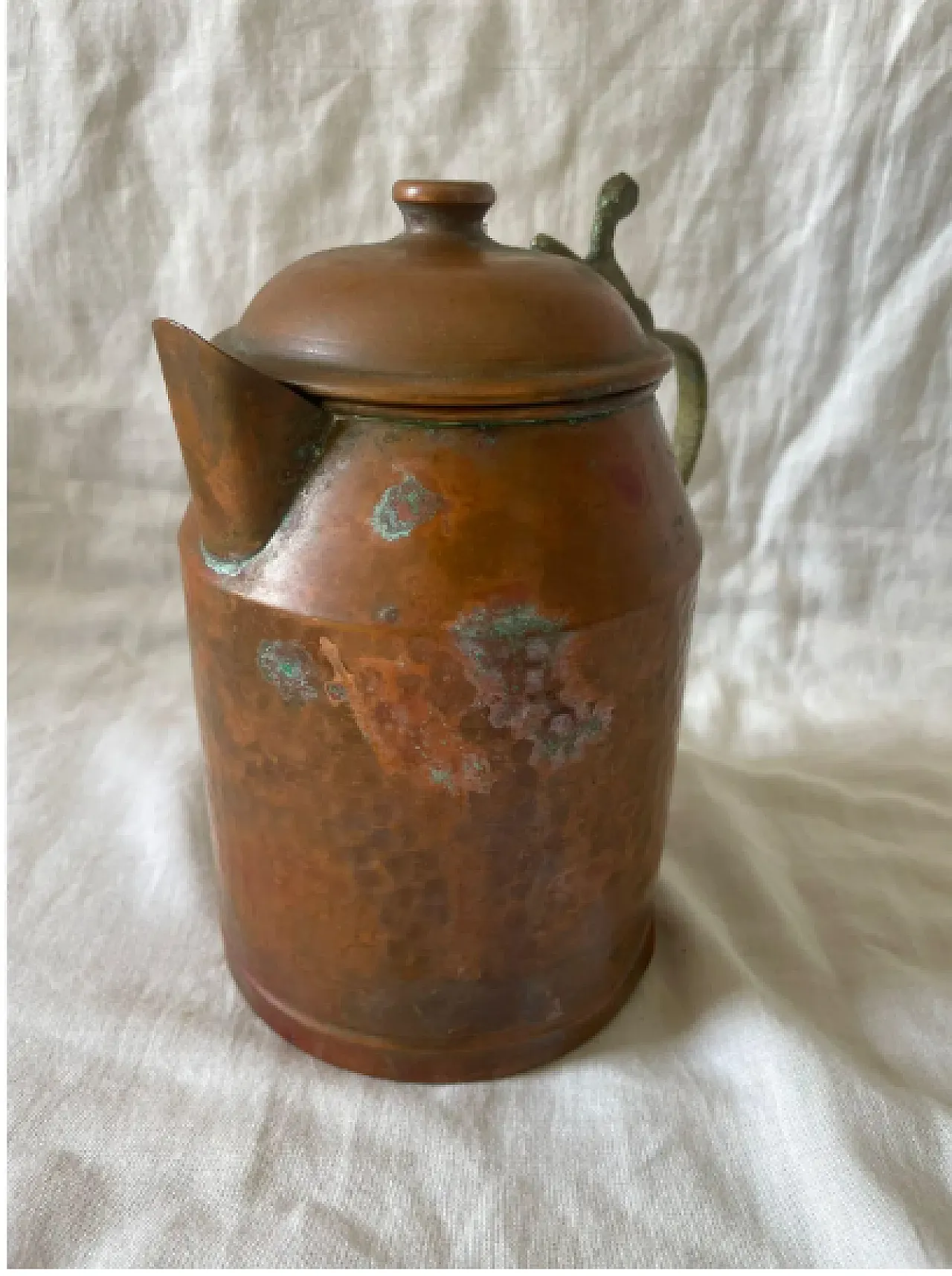 Hammered copper jug, early 20th century 5