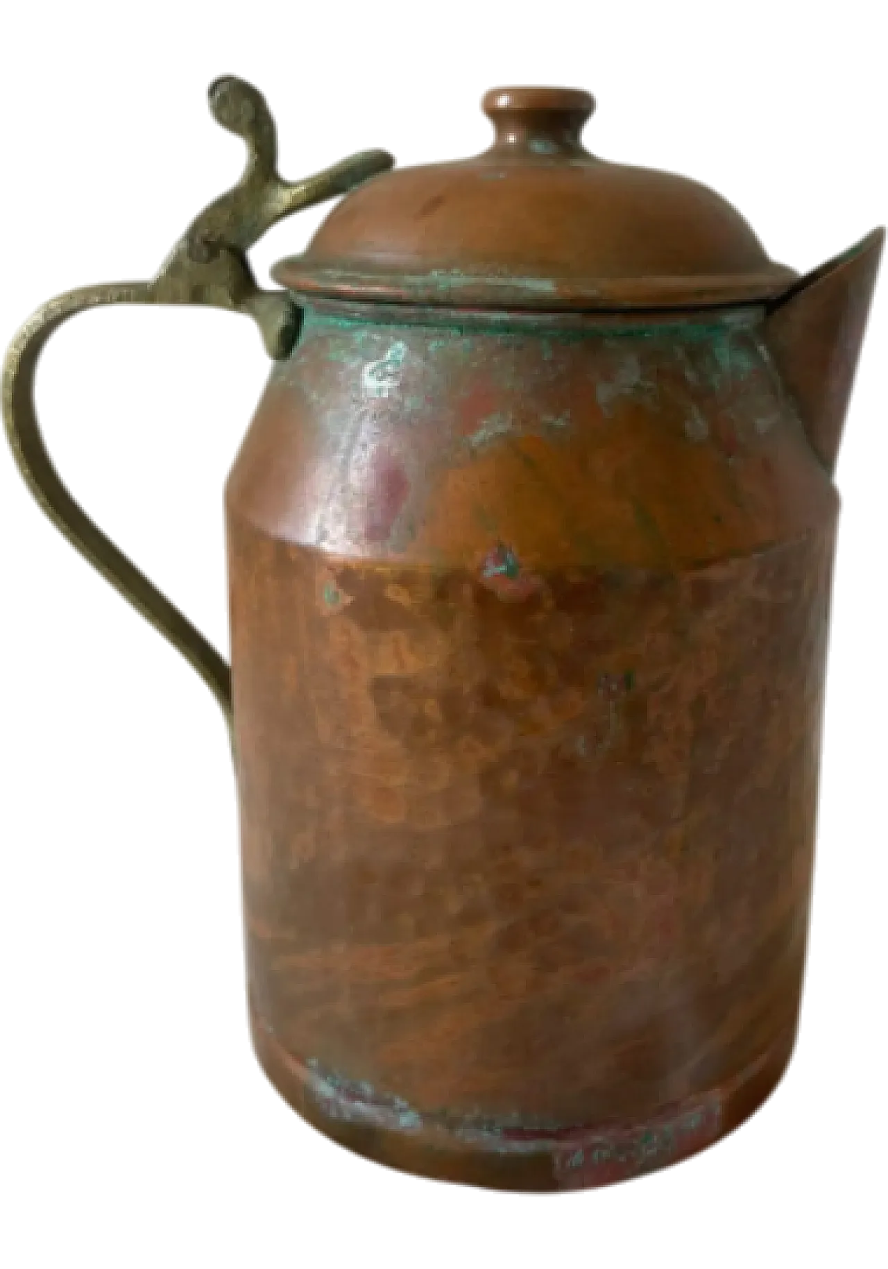 Hammered copper jug, early 20th century 12