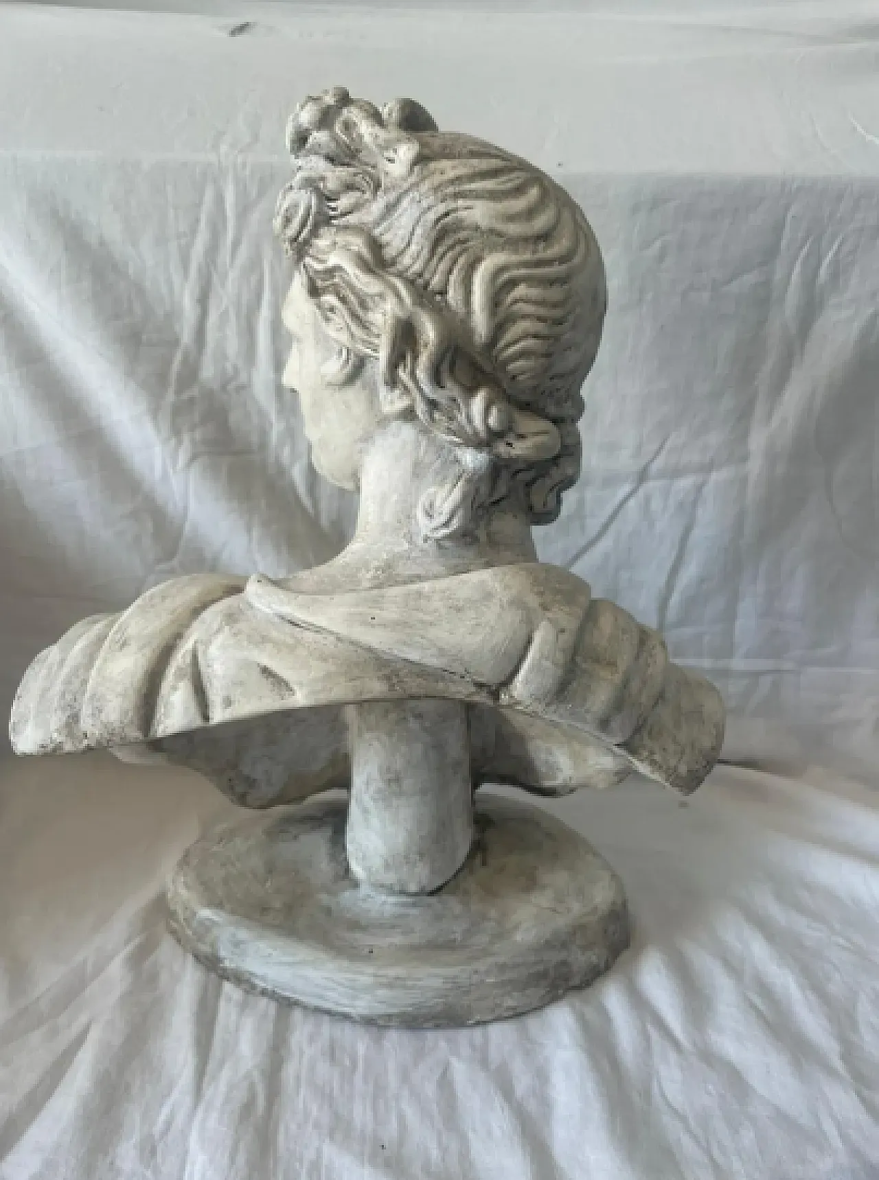 Busto di Apollo del Belvedere in gesso, anni '30 4