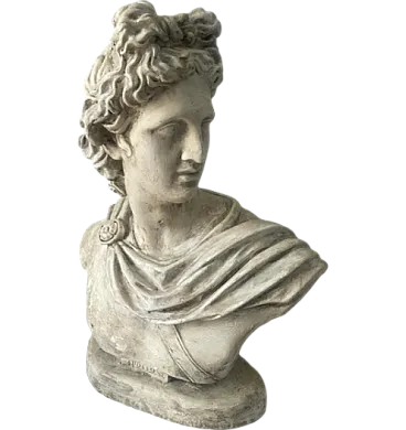 Plaster bust of Apollo of Belvedere, 1930s