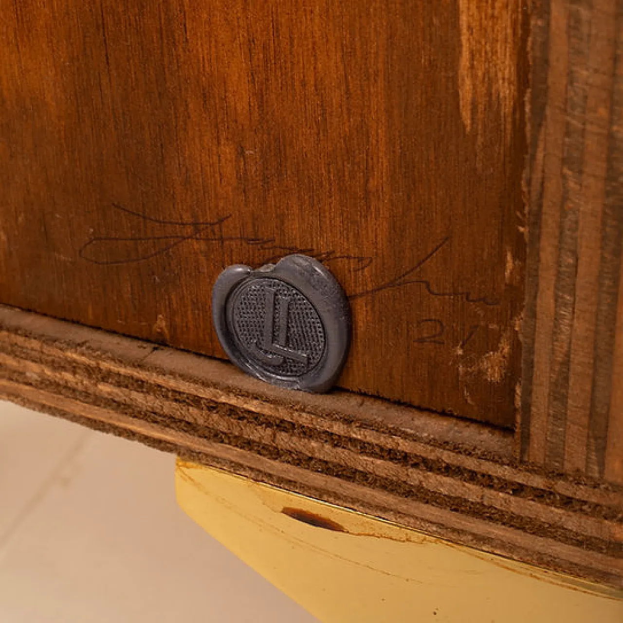 Wooden bar cabinet by Jacques Leo for JF Gallery, 2000s 5