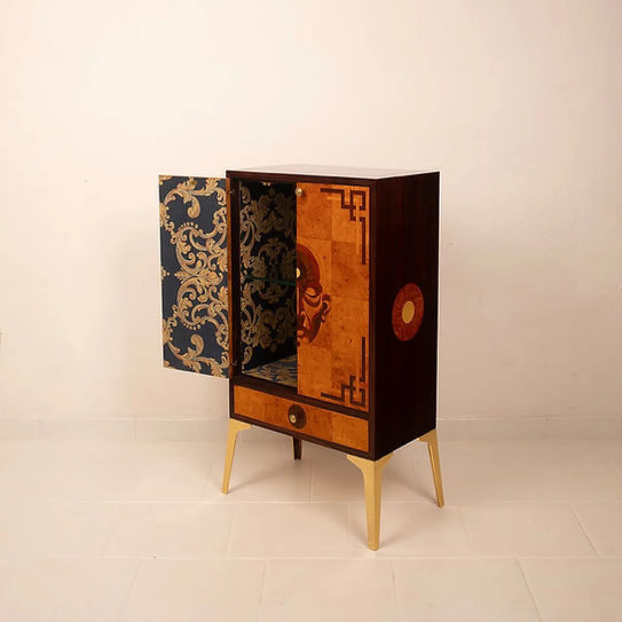 Wooden bar cabinet by Jacques Leo for JF Gallery, 2000s 13