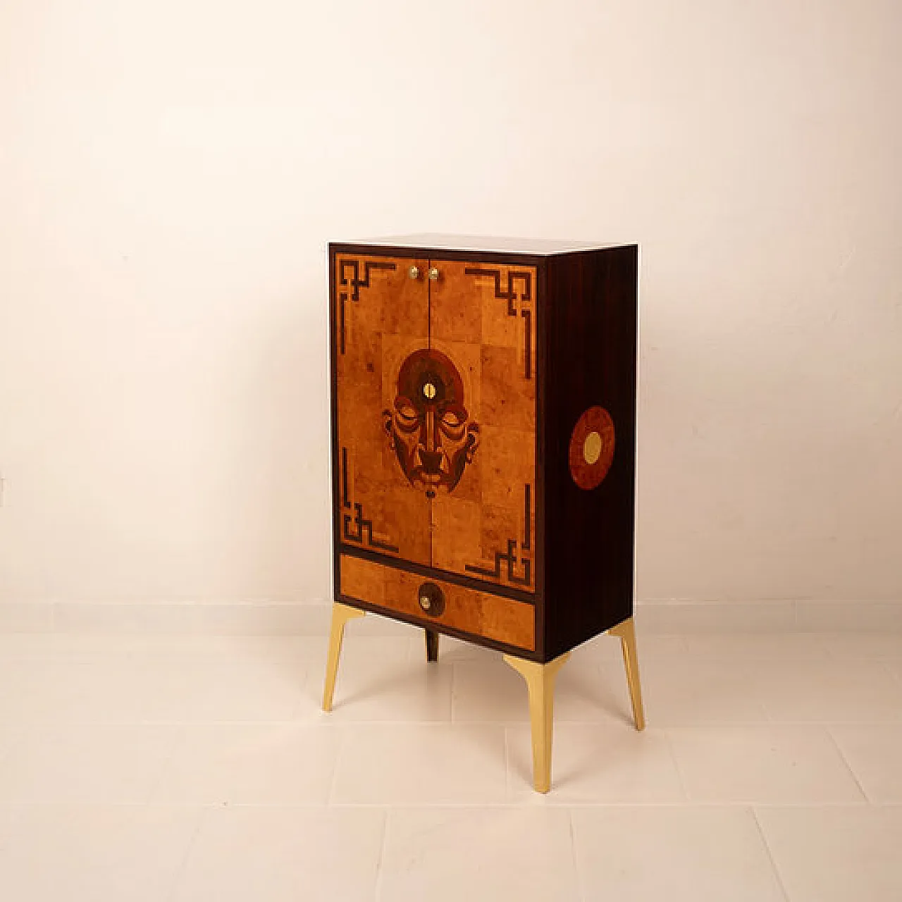 Wooden bar cabinet by Jacques Leo for JF Gallery, 2000s 14