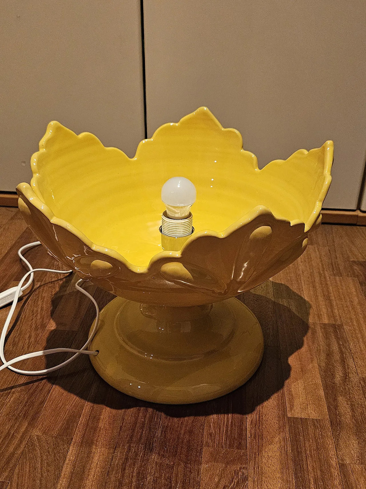 Lampada da tavolo in ceramica smaltata, anni 2000 15