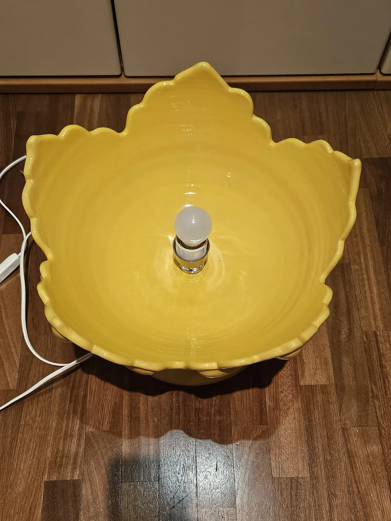 Lampada da tavolo in ceramica smaltata, anni 2000 17