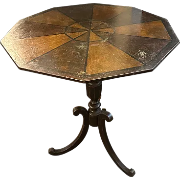 Louis Philippe octagonal tilting table, 19th century