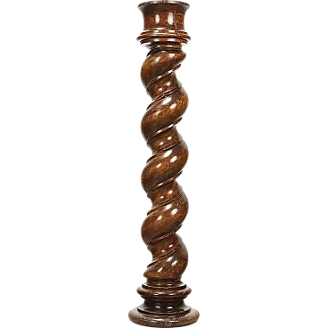 Colonna tornita in legno, metà '900