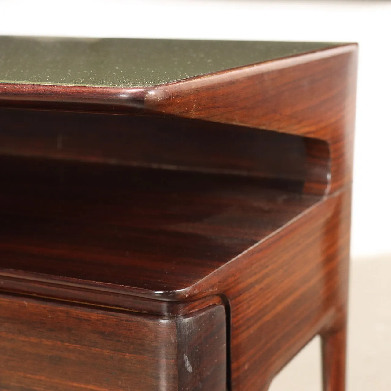 Pair of wooden bedside tables, mid-20th century 5