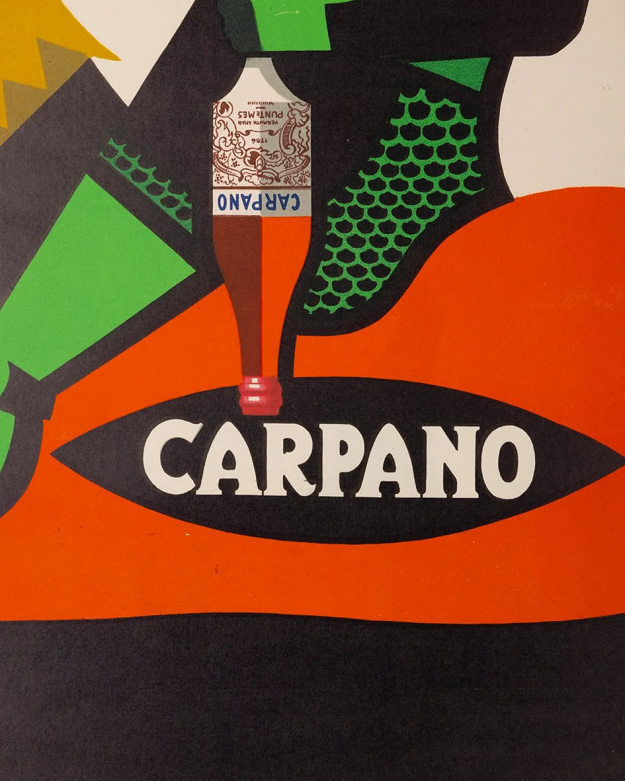 Vermuth Carpano canvas poster by Armando Testa, 1950s 8