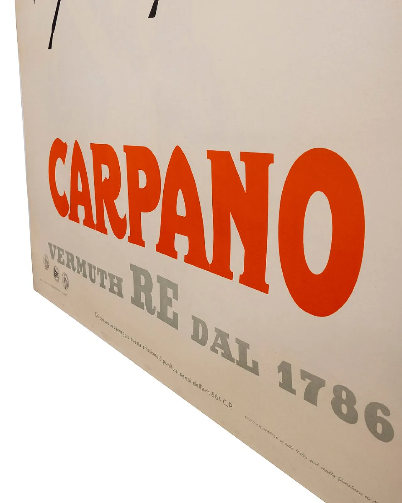 Vermuth Carpano canvas poster by Armando Testa, 1950s 9