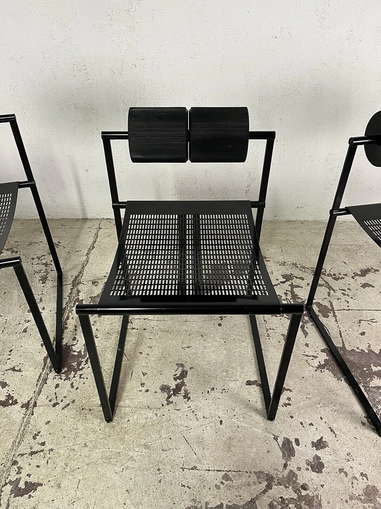 4 Prima chairs by Mario Botta for Alias, 1980s 7