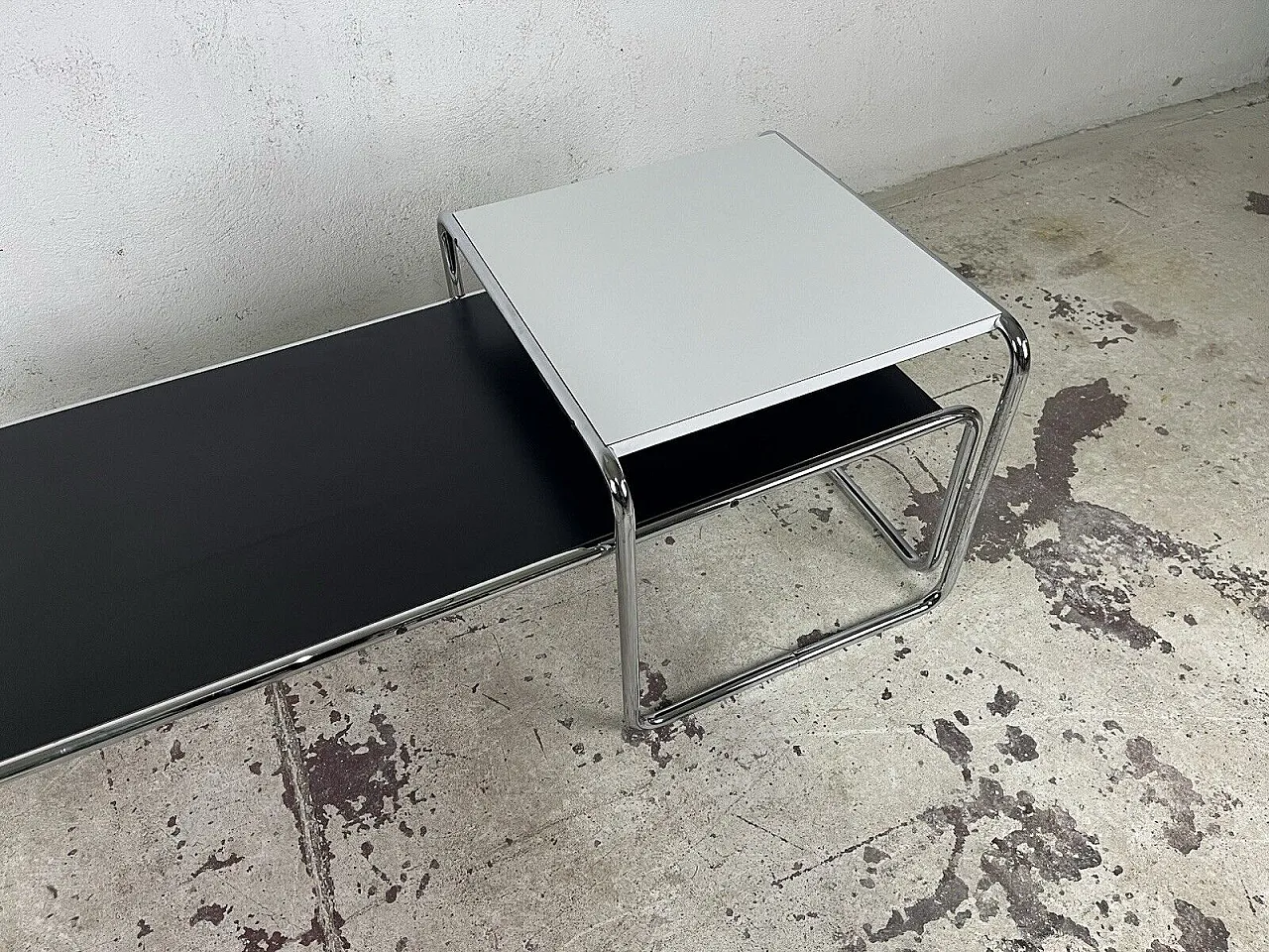 Pair of Laccio coffee tables by Marcel Breuer for Gavina, 1970s 12