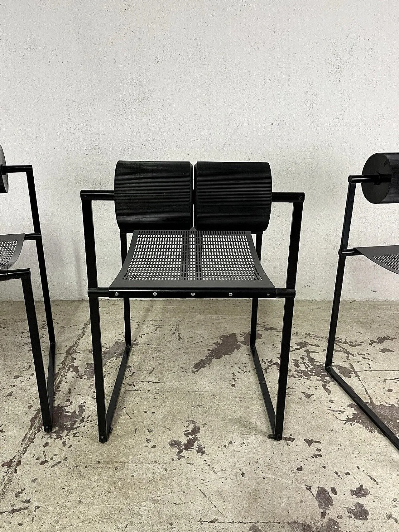 4 Prima chairs by Mario Botta for Alias, 1980s 13