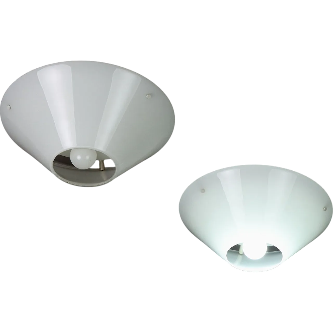 Pair of Linz lamps by Vico Magistretti for O-luce, late 20th century 8