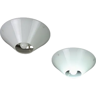 Pair of Linz lamps by Vico Magistretti for O-luce, late 20th century